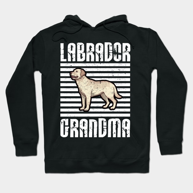 Labrador Grandma Proud Dogs Hoodie by aaltadel